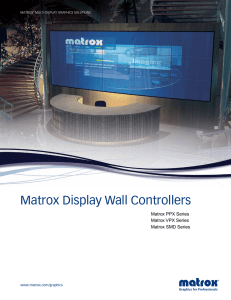 Matrox Display Wall Controllers