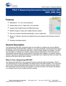 PSoC 4 Sequencing SAR - Cypress Semiconductor