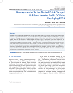 Development of Active Neutral Point Clamped Multilevel Inverter