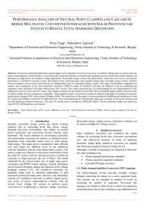 performance analysis of neutral point clamped and