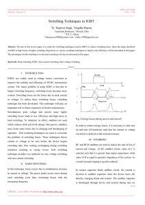 switching techniques in igbt