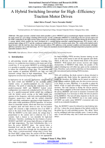 A Hybrid Switching Inverter for High