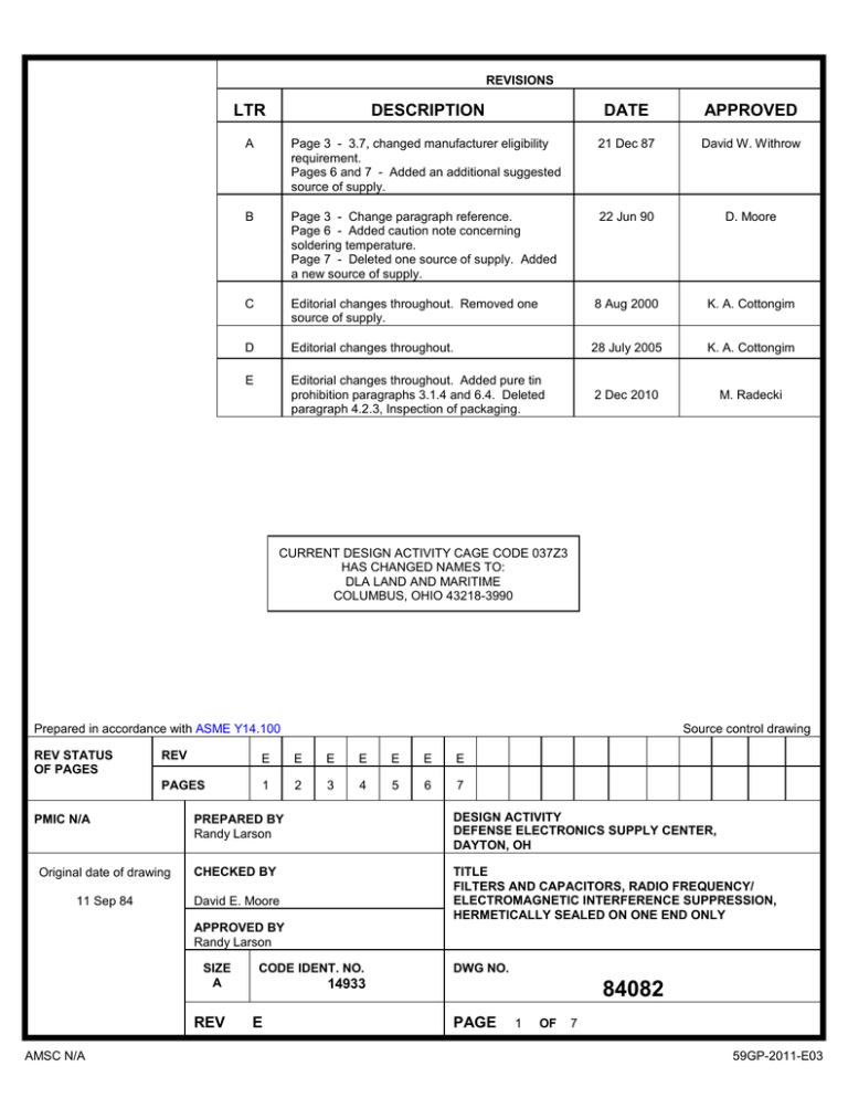 DSCC84082 Datasheet