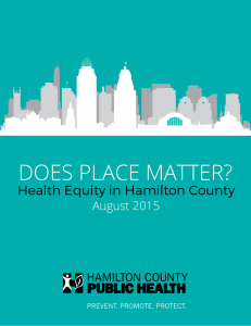 Does Place Matter? - Hamilton County Public Health