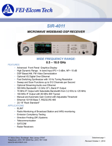 SIR-4011 - FEI-Elcom Tech, Inc.
