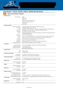 Site Master S331E S332E S361E S362E Datasheet