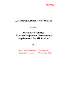 External Projections - Automotive Research Association of India
