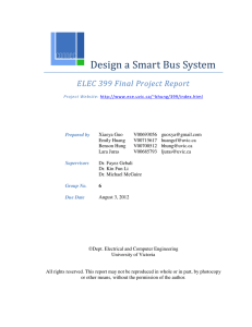 Final Report - Electrical and Computer Engineering