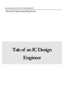 Tale of an IC Design Engineer - Department of Electrical and