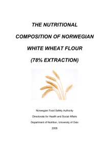 the nutritional composition of norwegian white