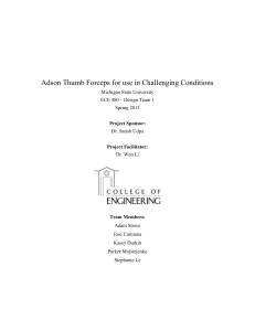 Final Report Design Team 1 - College of Engineering, Michigan