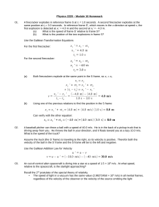 Physics 2220 – Module 16 Homework