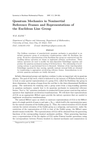 Quantum Mechanics in Noninertial Reference Frames and