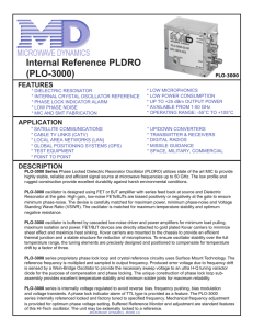 PLO-3000 - Microwave Dynamics