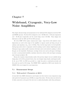 Wideband, Cryogenic, Very
