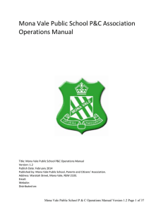 P and C Operations Manual