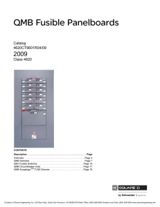 QMB Fusible Panelboards