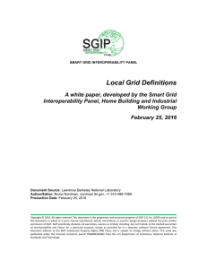 Local Grid Definitions