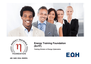 Energy Training Foundation (EnTF)