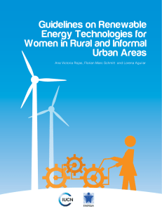 Guidelines on Renewable Energy Technologies for