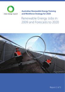 Australian Renewable Energy Training and Workforce