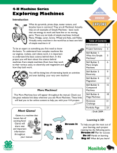 Exploring machines member`s Section 1 Mar-09