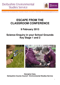 KS1-2 science in school grounds