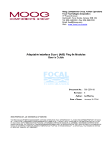 AIB Plug-In Modules Manual