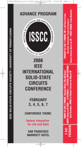 ISSCC 2008 Advance Program