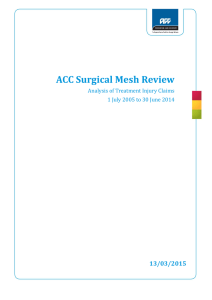 ACC Surgical Mesh Review Report