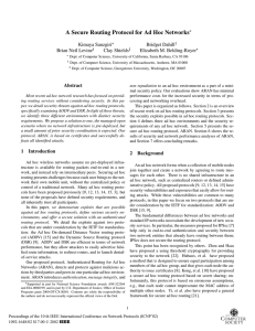 A secure routing protocol for ad hoc networks