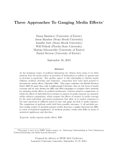 Three Approaches To Gauging Media Effects