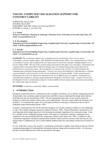 viscon: computer visualisation support for constructability