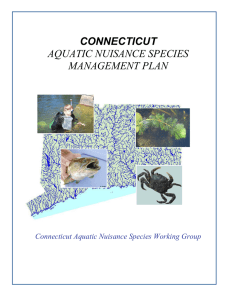 connecticut aquatic nuisance species management plan