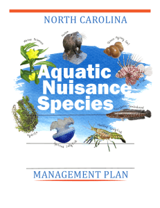 Aquatic Nuisance Species Management Plan