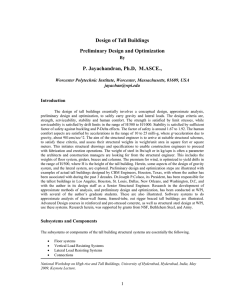 Design of Tall Buildings – Preliminary Design