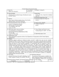 Strength and Serviceability Design of Reinforced Concrete Inverted