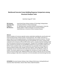 Reinforced Concrete Frame Building Response Comparison among