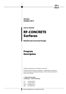 RF-CONCRETE Surfaces