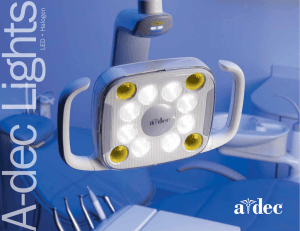 A‑dec Dental Light Brochure