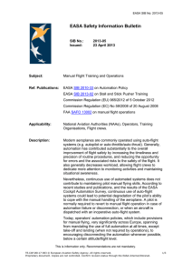 EASA Safety Information Bulletin