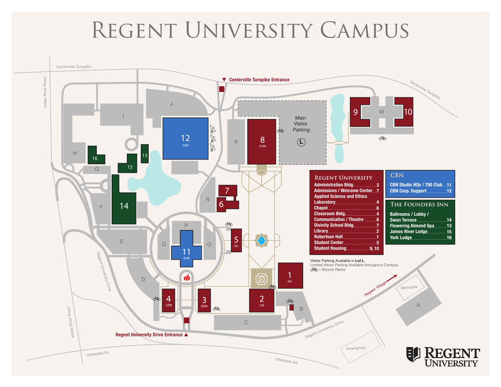 Campus Map Regent University