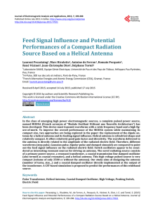 Feed Signal Influence and Potential Performances of a Compact