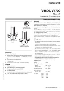 Specification sheet (English)