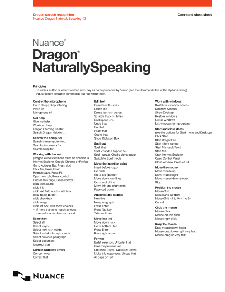 dragon speaking pro 13 comaptible text editors