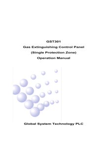 GST301 Conventional Gas Release Control Panel