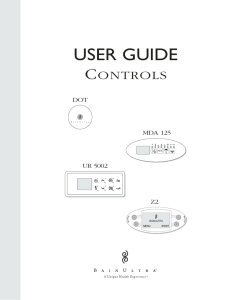 Control User Guide Dot MDA-125 UR 5002 Z2