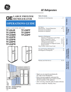 GE Refrigerators
