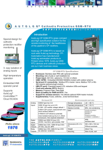 AutoLog Cathodic Protection GSM-RTU datasheet - FF