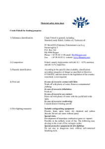 Material safety data sheet